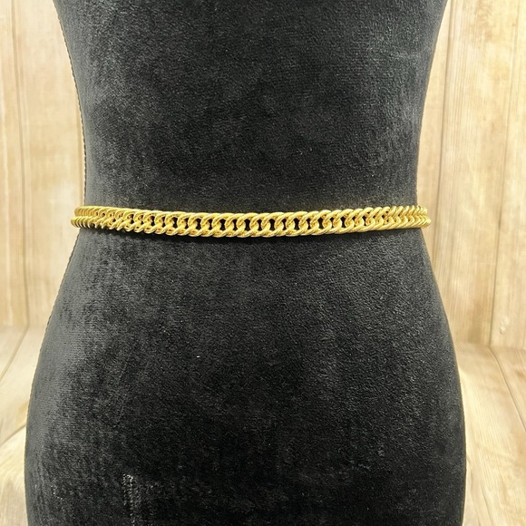 The Unbranded Brand Accessories - Women Chunky Gold Tone Chain Belt Curb Link 36" M/L Hip or Waist Belt Y2K Chic